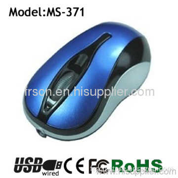 Ms-371 Blue Color 3d Optical Usb Cable Mouse 